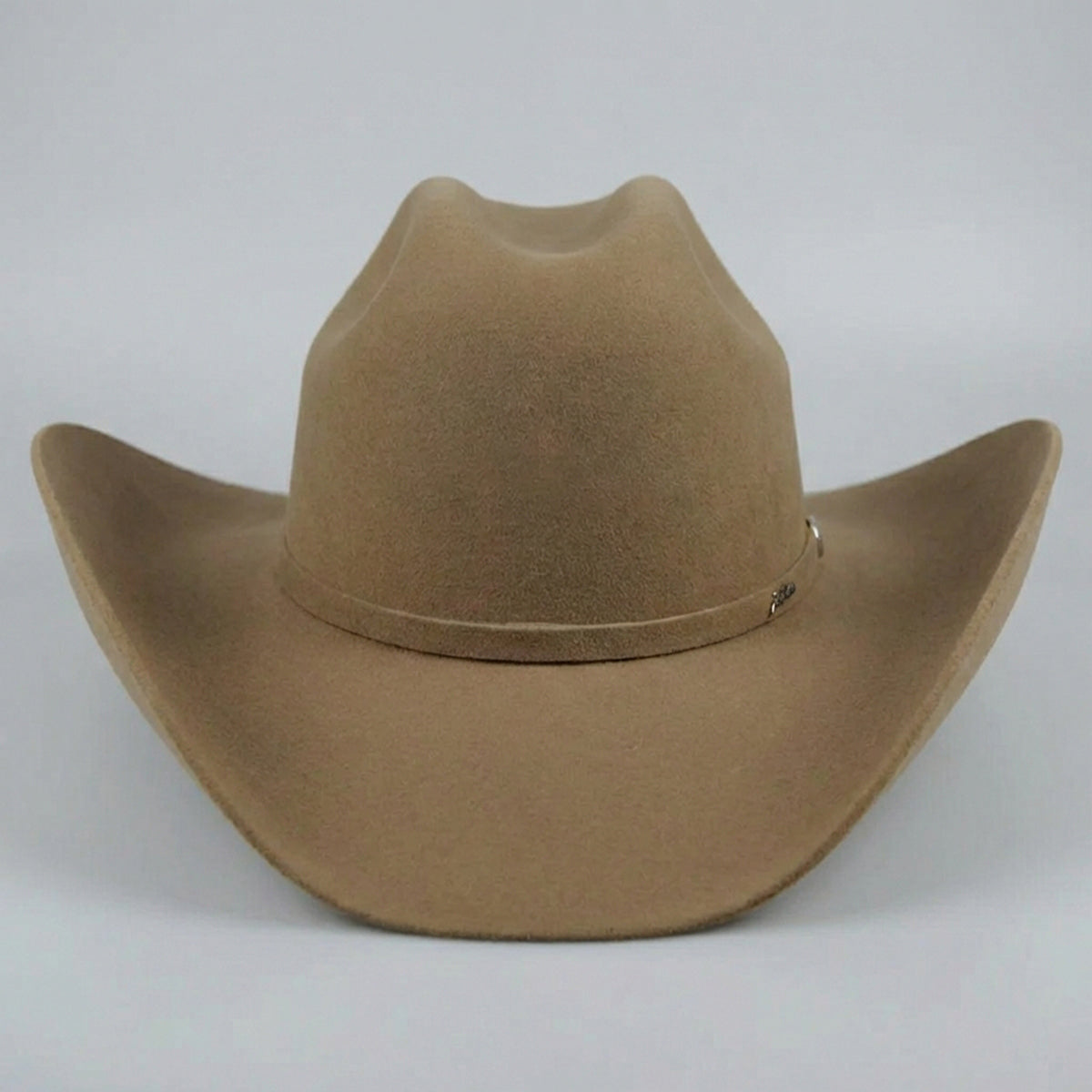 Front view of Tombstone Este Oeste Nutria Felt Cowboy Hat