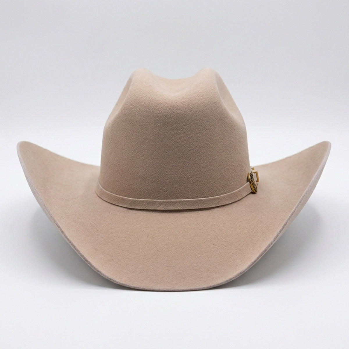 Front view of Tombstone Este Oeste Silverbelly Felt Western Hat