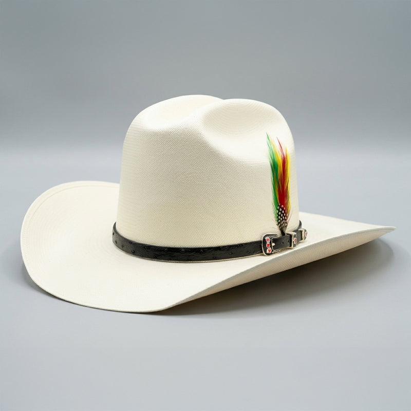 Cuernos Chuecos Johnson 500X Straw Cowboy Hat