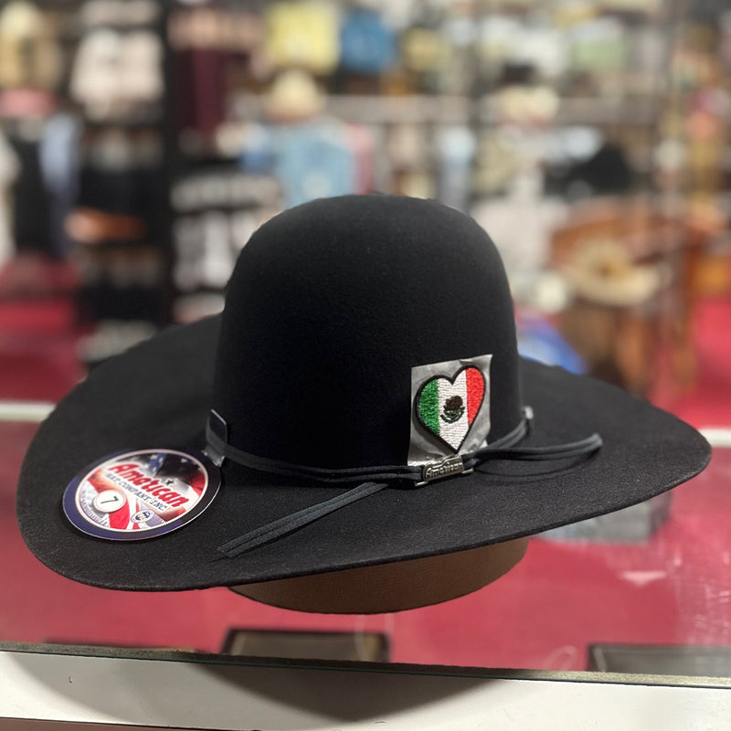 Mexico Heart Cowboy Hat Patch