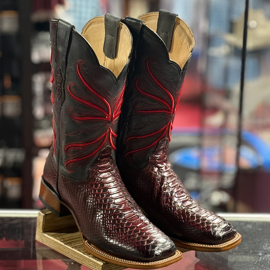 Print Python Cowboy Boots | Quincy Boots display picture 1