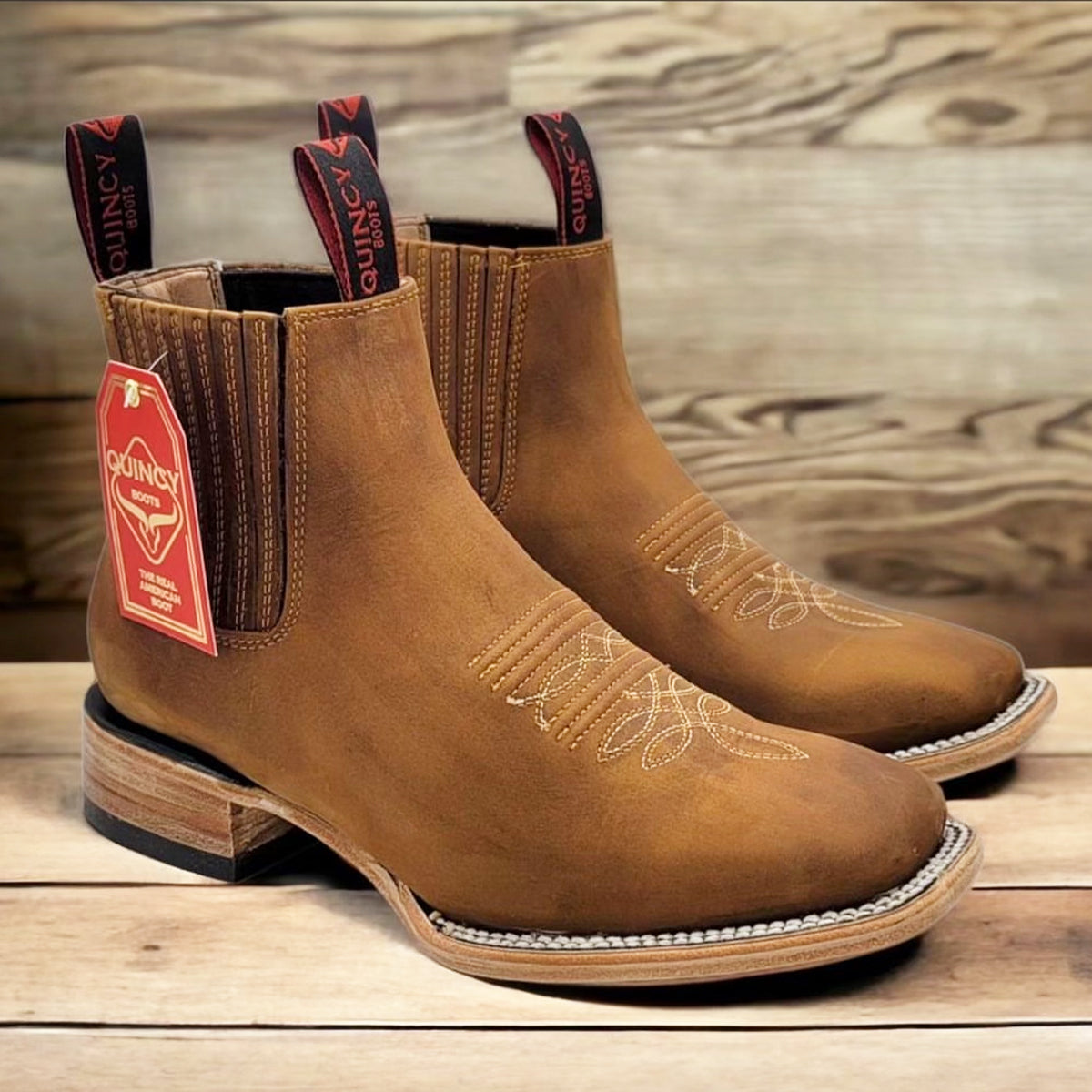 Punta Cuadrada Botines Para Hombre Suela De Tractor Punta Botines