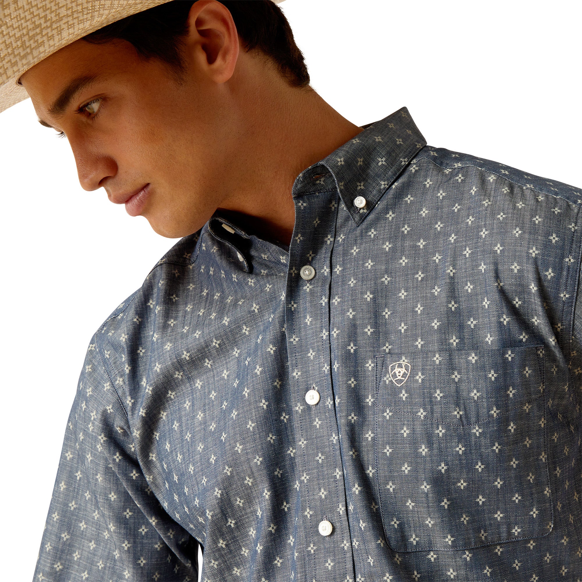 Mens Ariat western shirt Lace