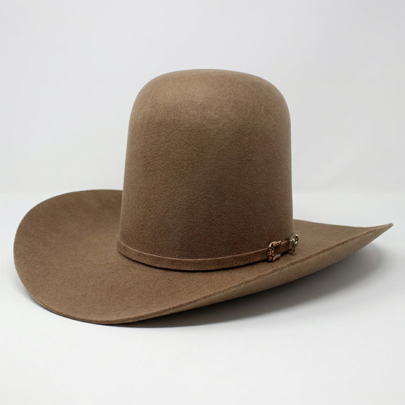Tombstone 20X Brown Open Crown Felt Cowboy Hat