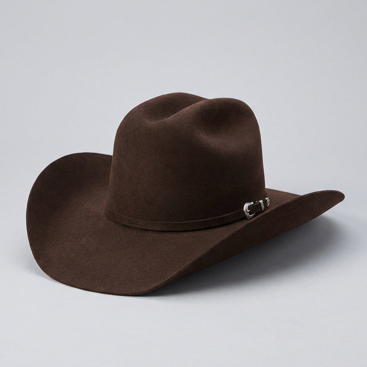 Tombstone Este Oeste Chocolate Brown Felt Western Hat