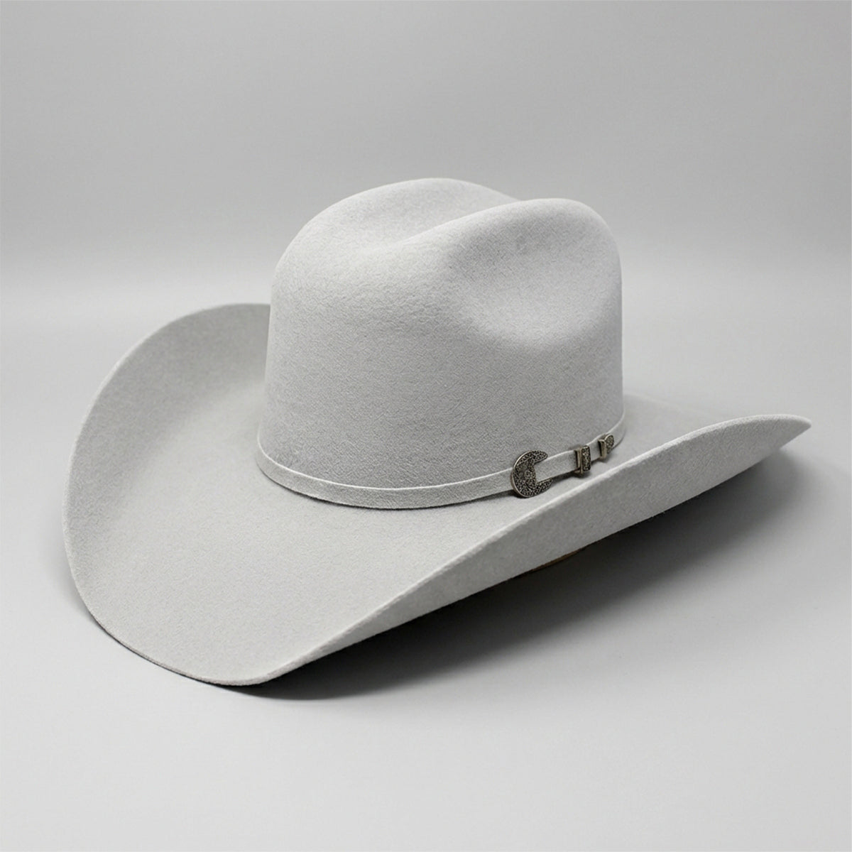 Tombstone Este Oeste Grey Cristal Felt Western Hat