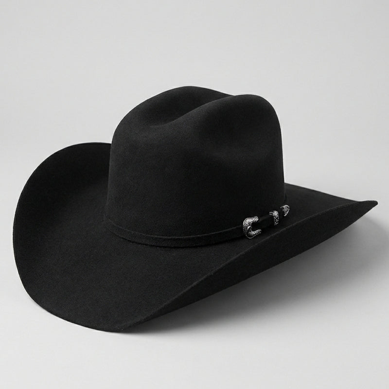 Tombstone Este Oeste Black Felt Western Hat