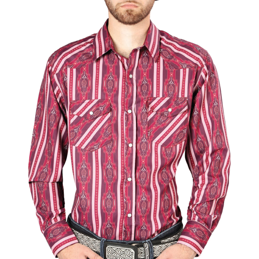 El General - Casual Long Sleeve Shirt - Gris 44473