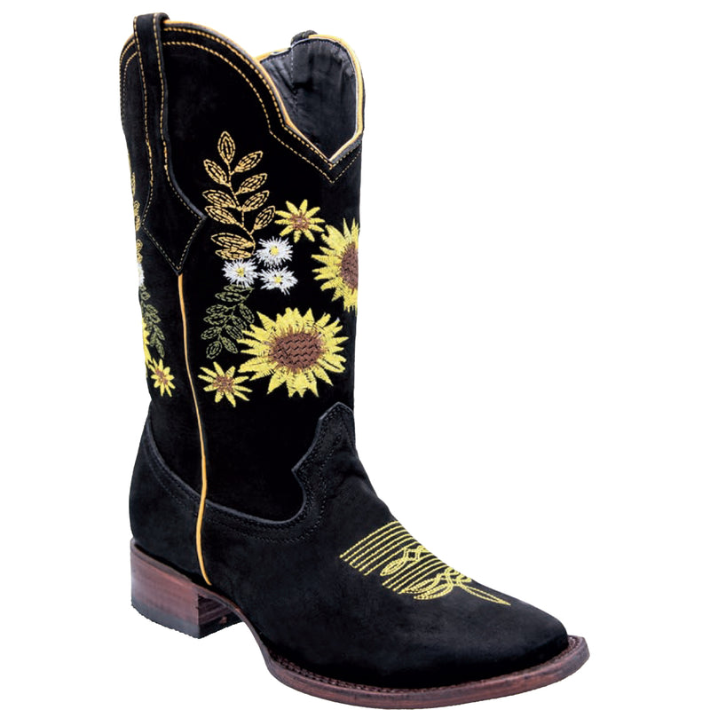 Women's Black Sunflower Boot