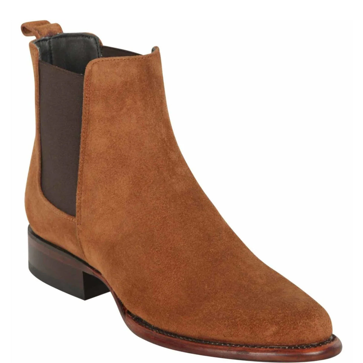 Clarks Men\'s Cognac Suede Chelsea Boots Amazon.com | Clarks Mens Jaxen Chelsea Boots, Brown Sde, 8  main image 3