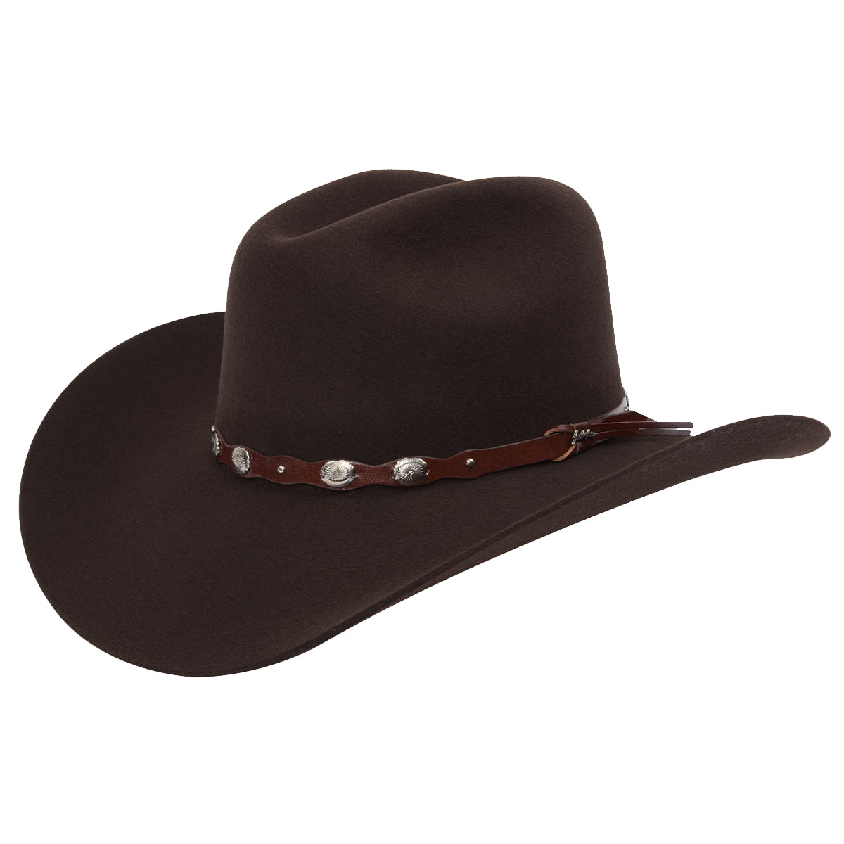 Tombstone Denver brown felt cowboy hat.