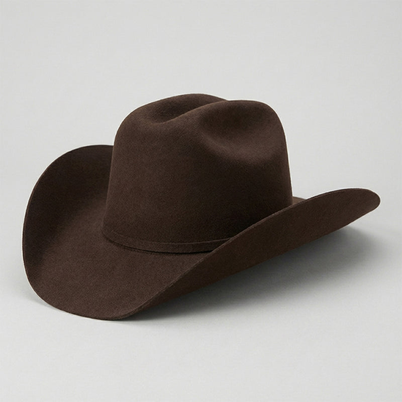 Cuernos Chuecos 6X Milano Brown Felt Tejana Hat