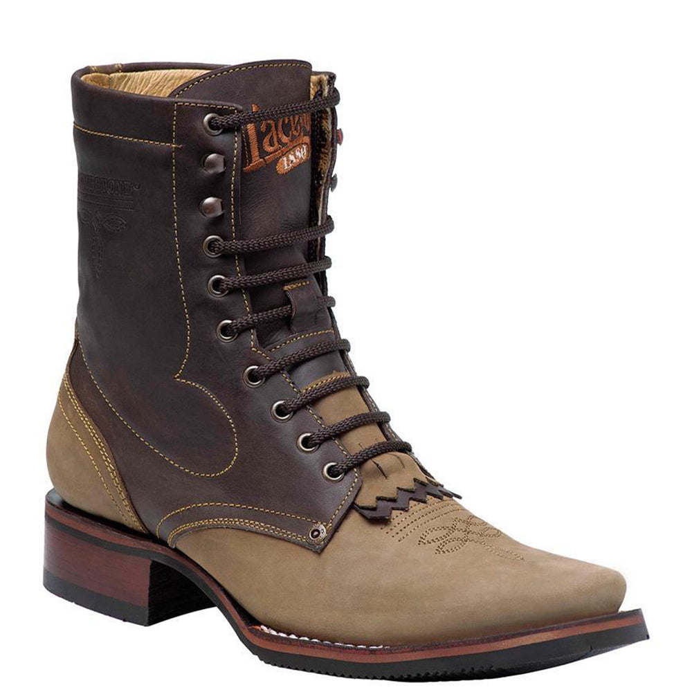 Lace Up Cowboy Boots