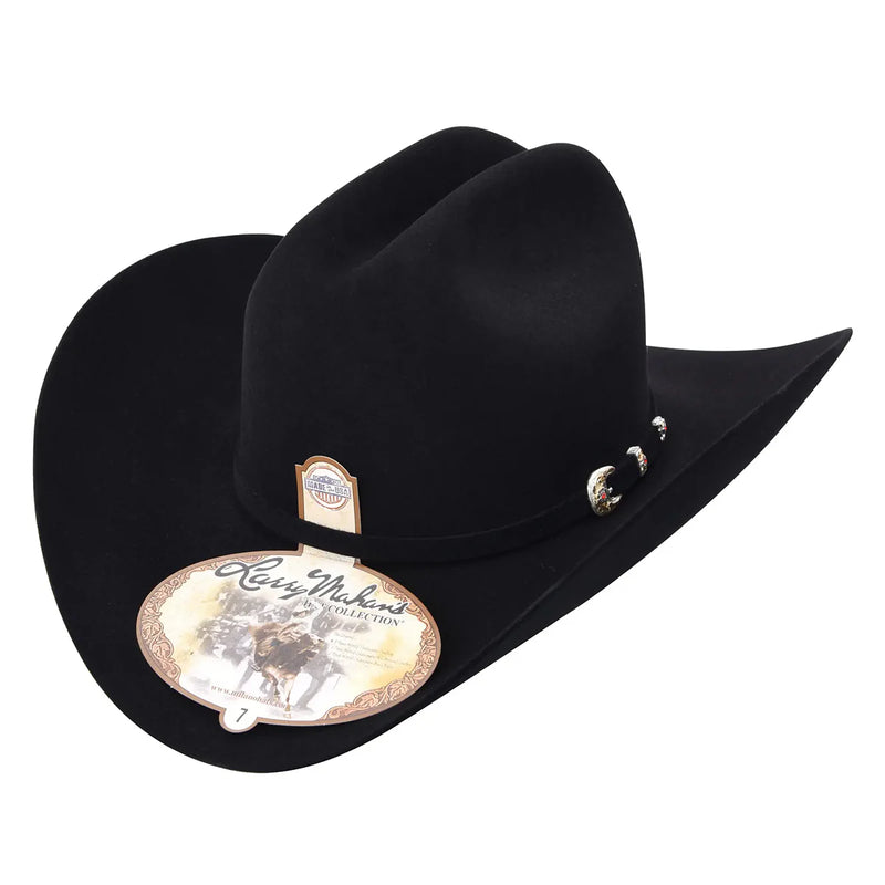 Larry Mahan Tucson 10x Black Cowboy Felt Hat