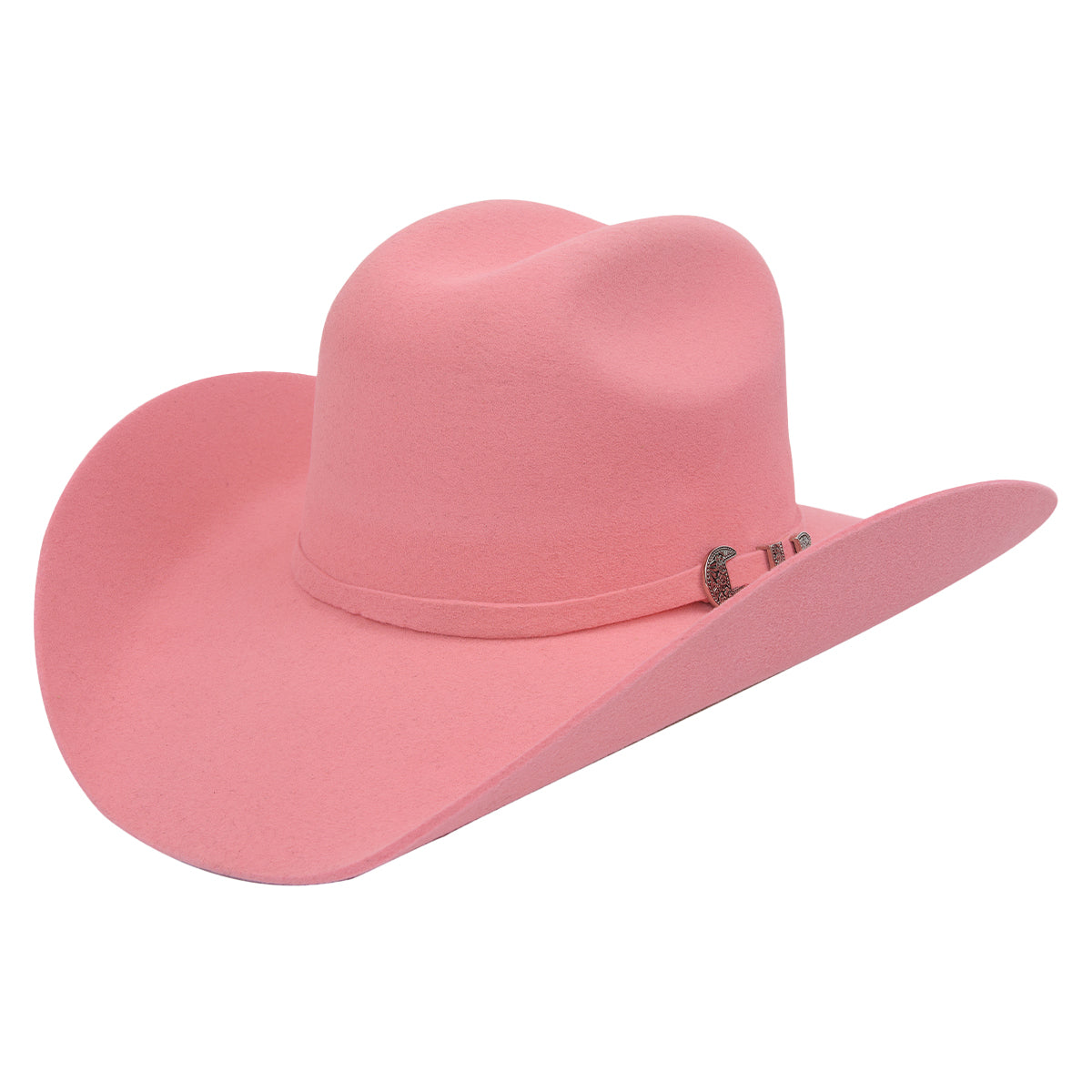 Tombstone Este Oeste pink wool felt cowgirl hat.