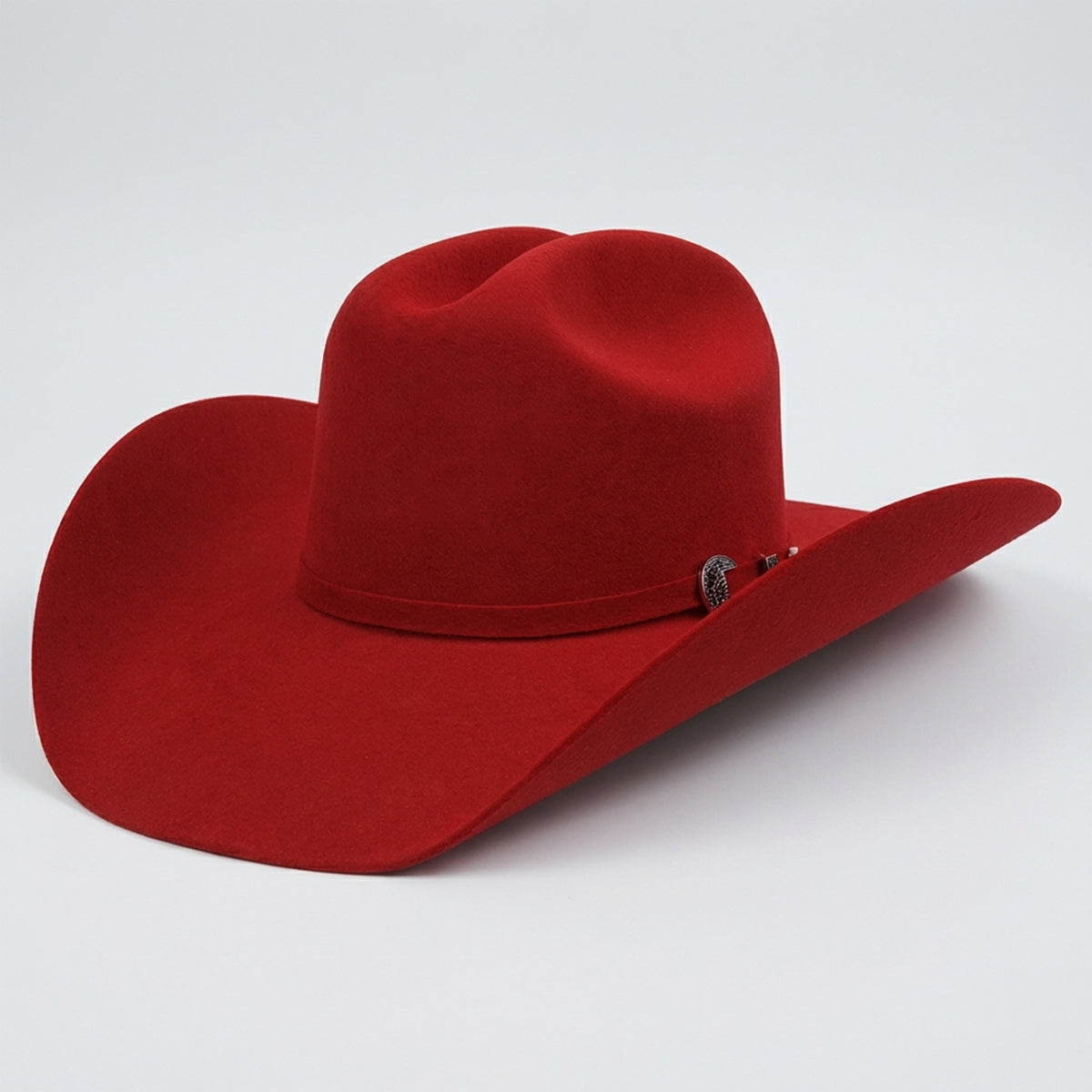 Tombstone Roper red felt western hat.