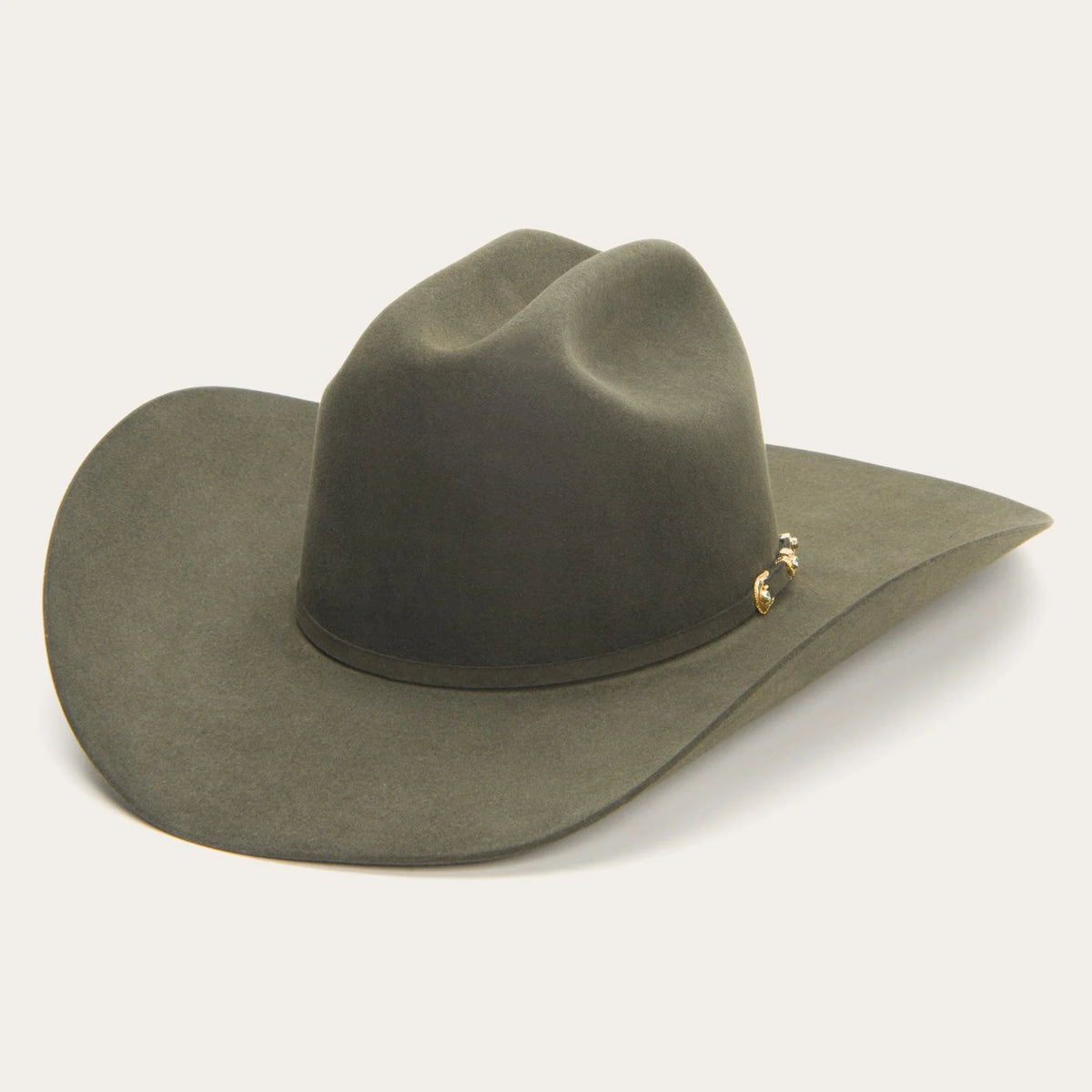 Stetson Munford 6X Sage Green Fur Felt Cowboy Hat | Made in  display picture 2