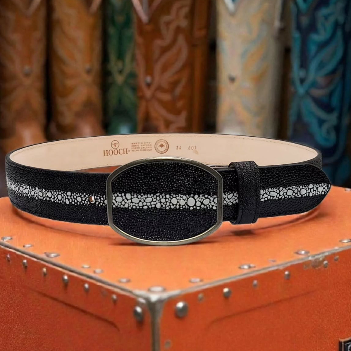 Hooch Printed Stingray Belt