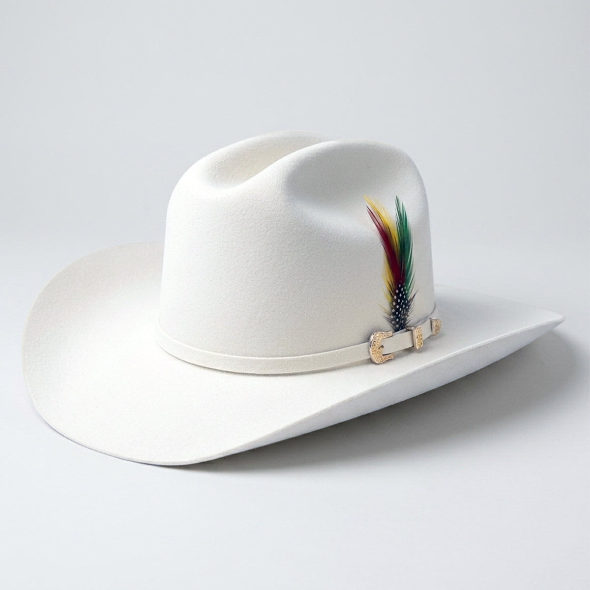 Tombstone 20x Chaparral white wool felt cowboy hat.