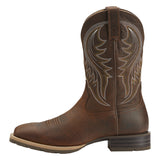 Ariat Men's Hybrid Rancher Square Toe Boot Brown Oiled Rowdy - VaqueroBoots.com - 3