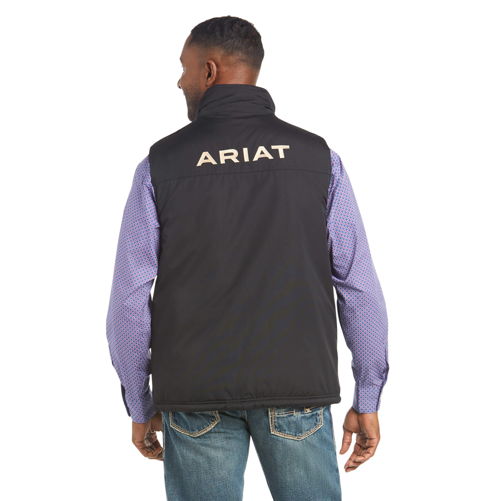 Image of back Ariat Men's Team Logo Insulated Vest