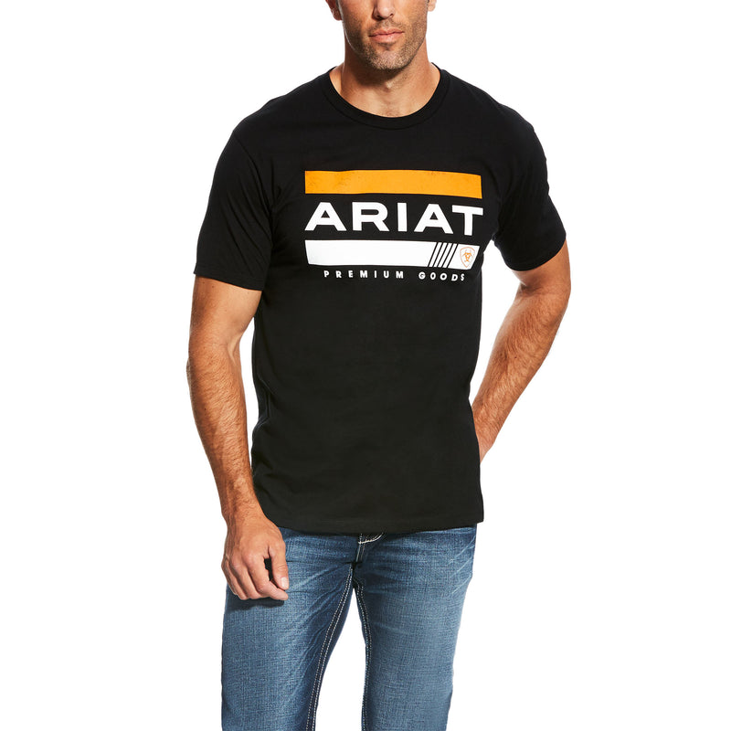 Men's Bar Stripe Ariat T Shirt