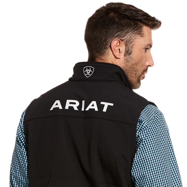 Image of Ariat Men's Vernon 2.0 Softshell Vest back view