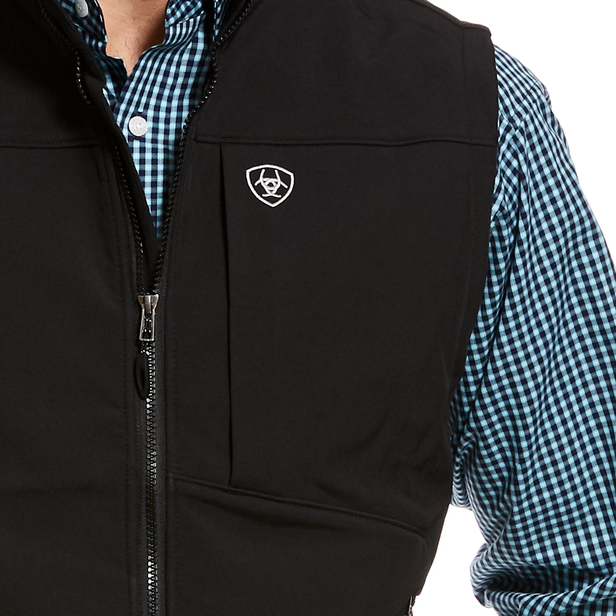 Image of Ariat Men's Vernon 2.0 Softshell Vest logo