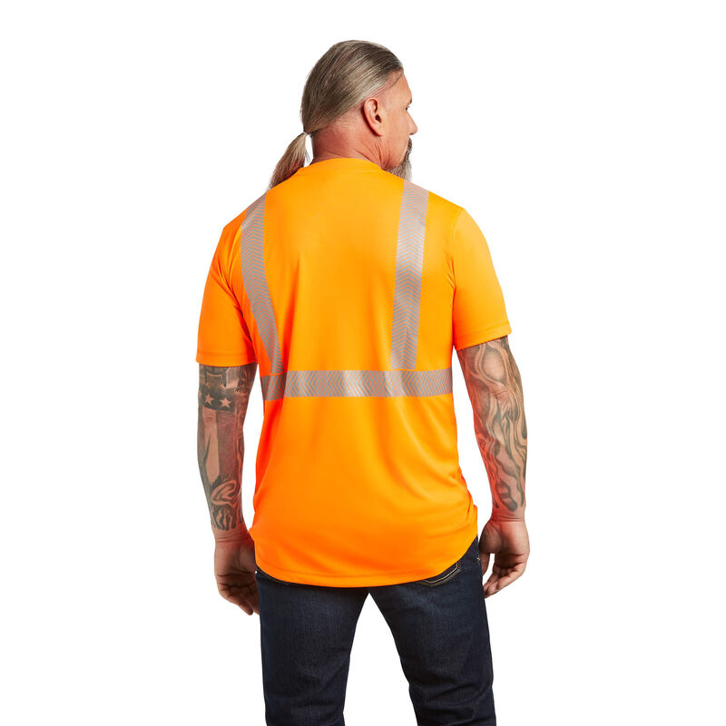 Rebar Orange Safety Shirt Hi-Vis ANSI