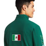 Mens Ariat Green Jacket Mexico Flag