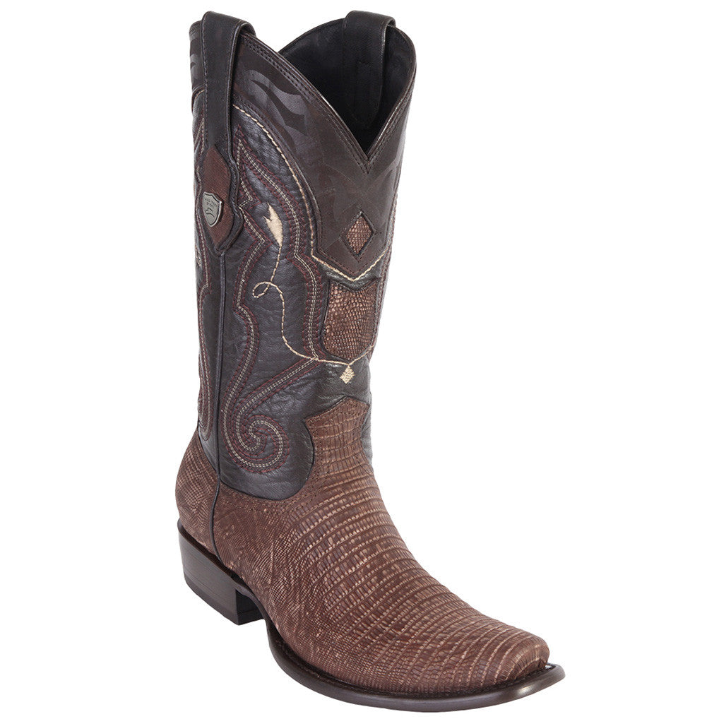 Wild West Brown Lizard Cowboy Boots