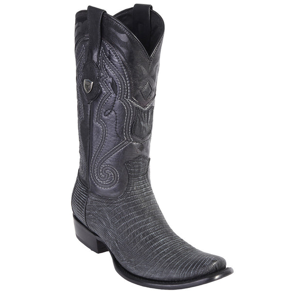Wild West Black Lizard Cowboy Boots