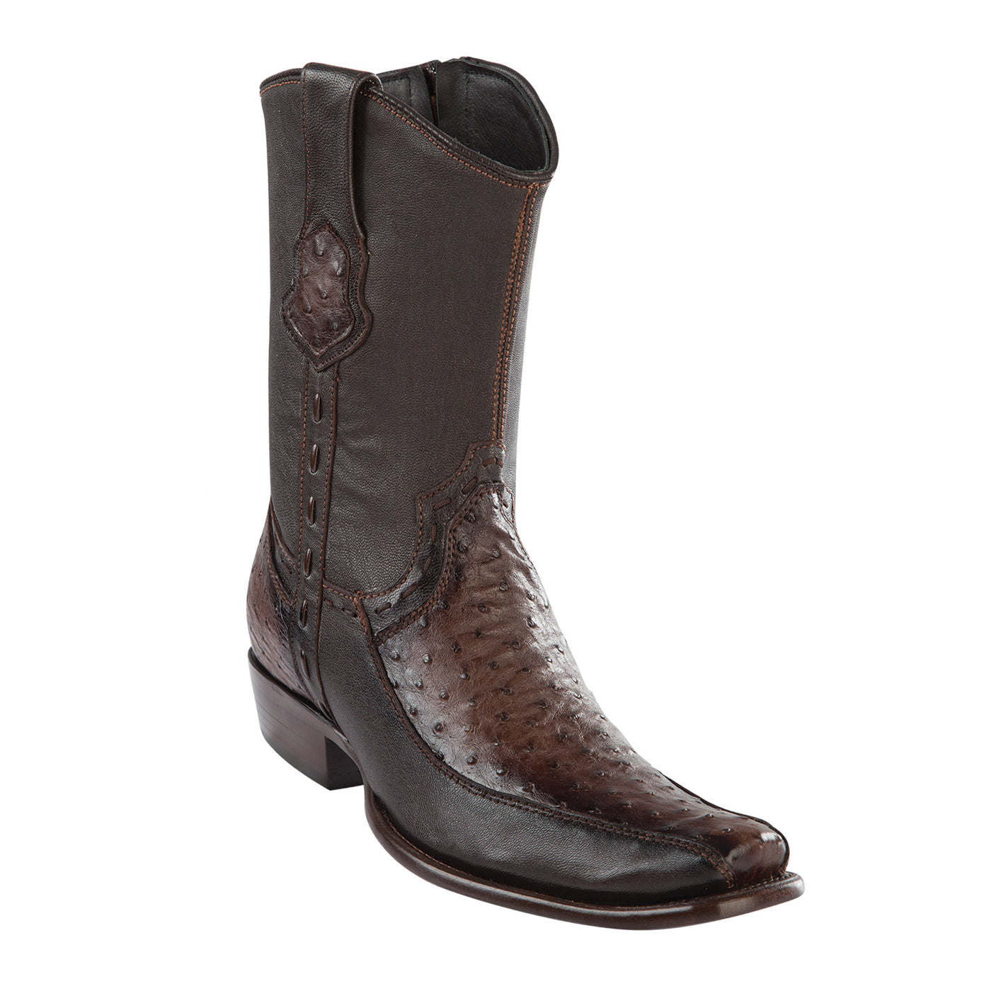 Men's Ostrich Short Cowboy Boots | Wild West Boots
