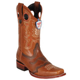 Wild West Men's WildCat Square Toe Boots - VaqueroBoots.com - 2