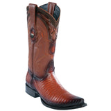 Cognac Lizard Cowboy Boots