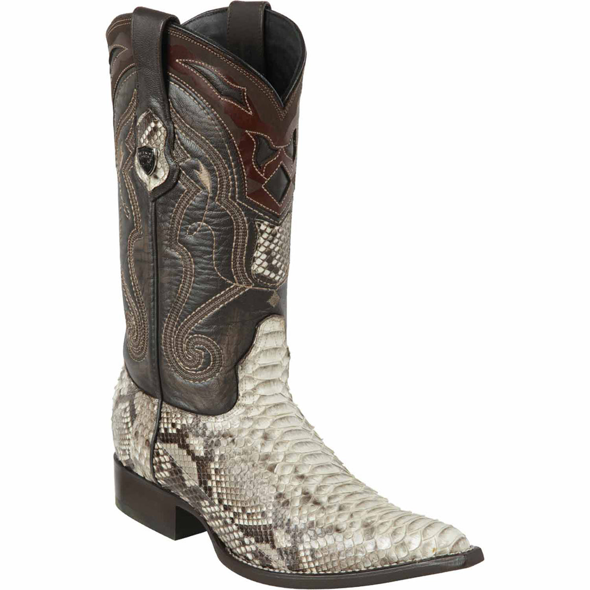 Python Snakeskin Cowboy Boots - Pointy Toe