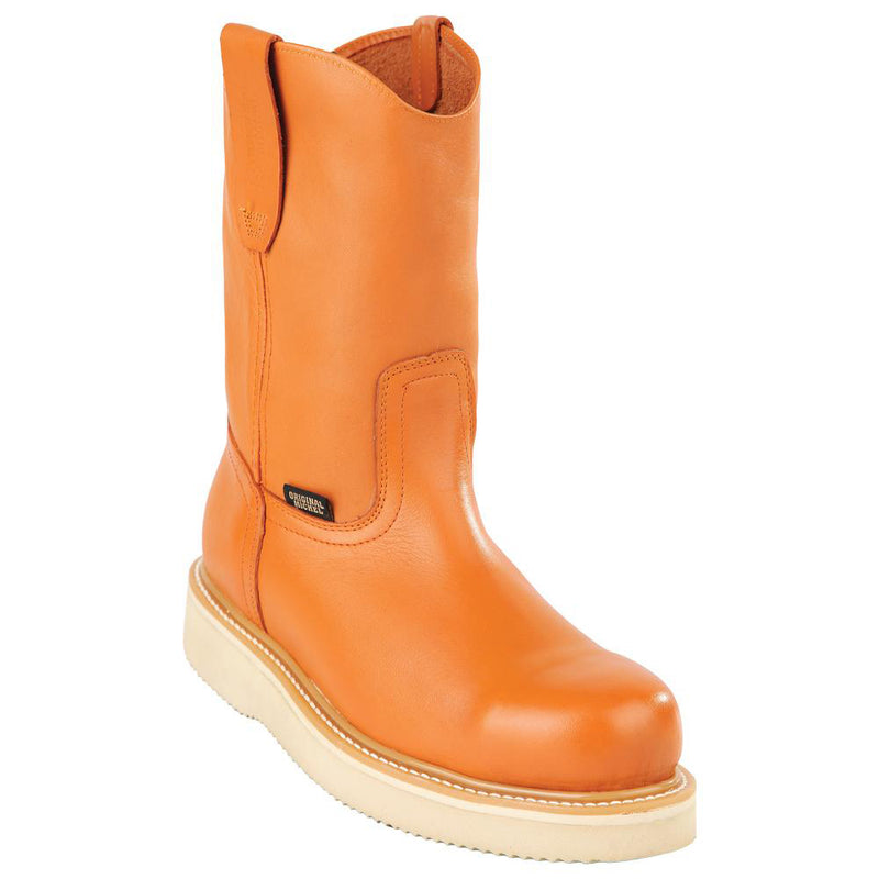 Original Michel Honey Napa Leather Steel Toe Work Boot