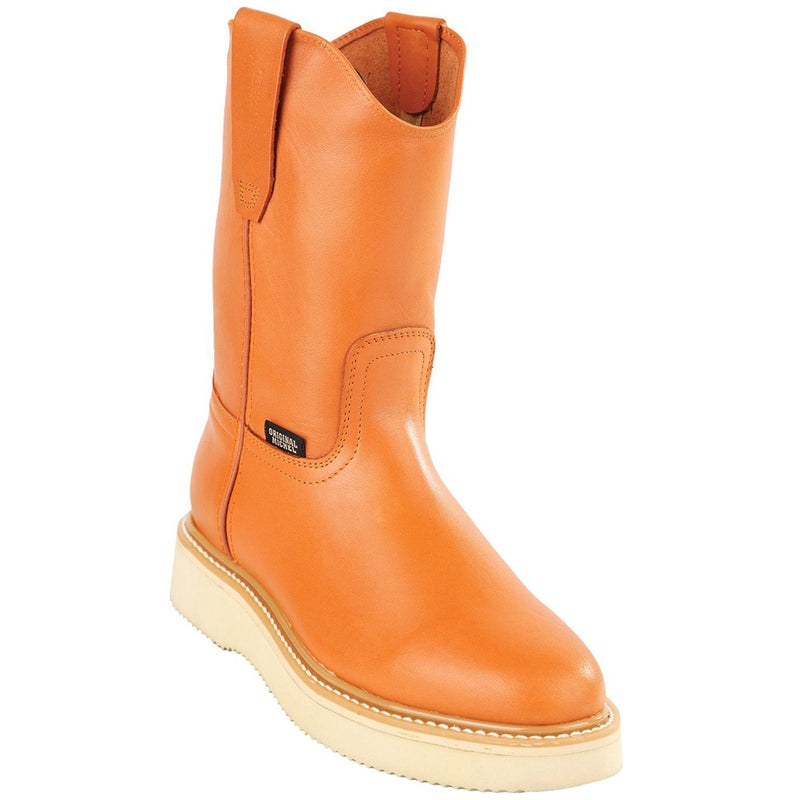 Honey H50 Napa Leather Men's Pull On Work Boots Soft Toe