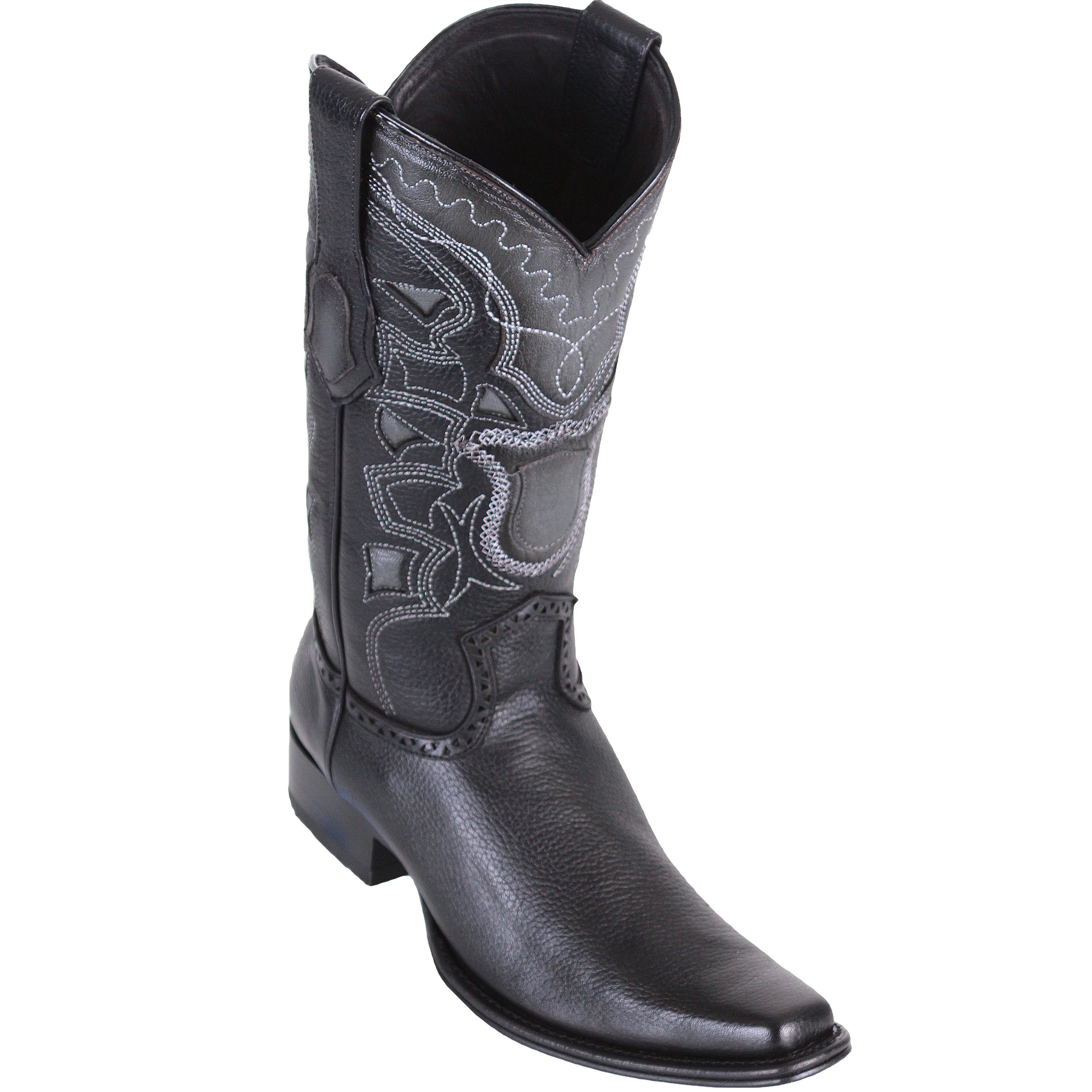 Los Altos Black Western Boots - European Toe