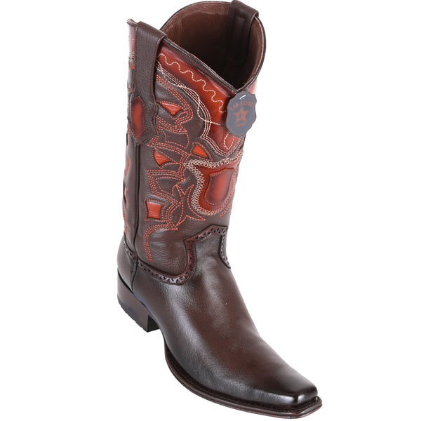Los Altos European Mens Cowboy Boots - Faded Brown
