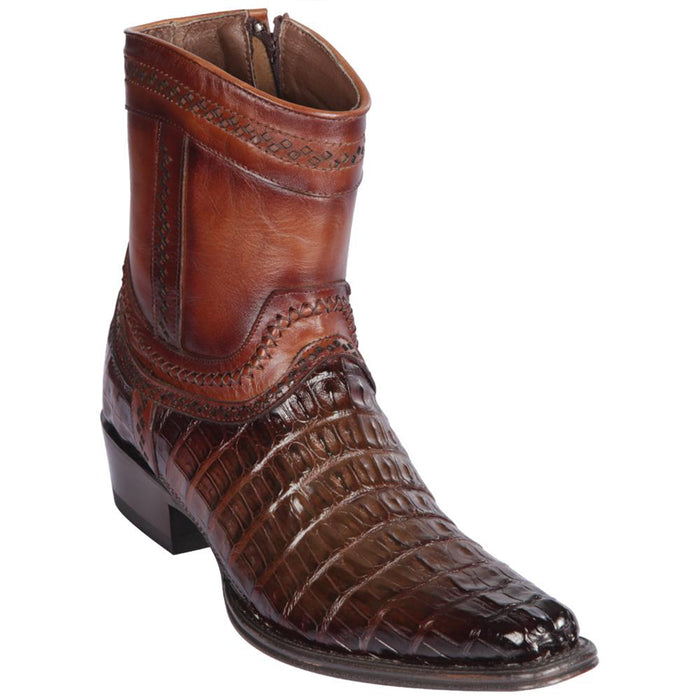 Cinto Vaquero de Panza de Cocodrilo Caiman Original Color Negro Sahara - Los Altos Boots main image 1