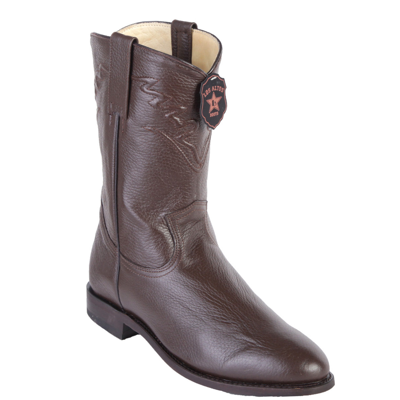 Brown roper boots for men