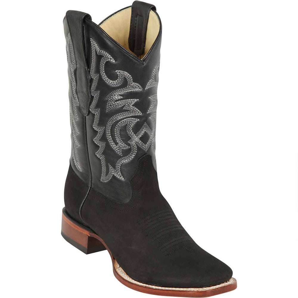 J Toe Cowboy Boots - J Toe Western Boots - Los Altos Boots - Mens Dress Cowboy Boot - Low Priced Brown Sharkskin Cowboy Boots J-Toe- in Brown main image 1