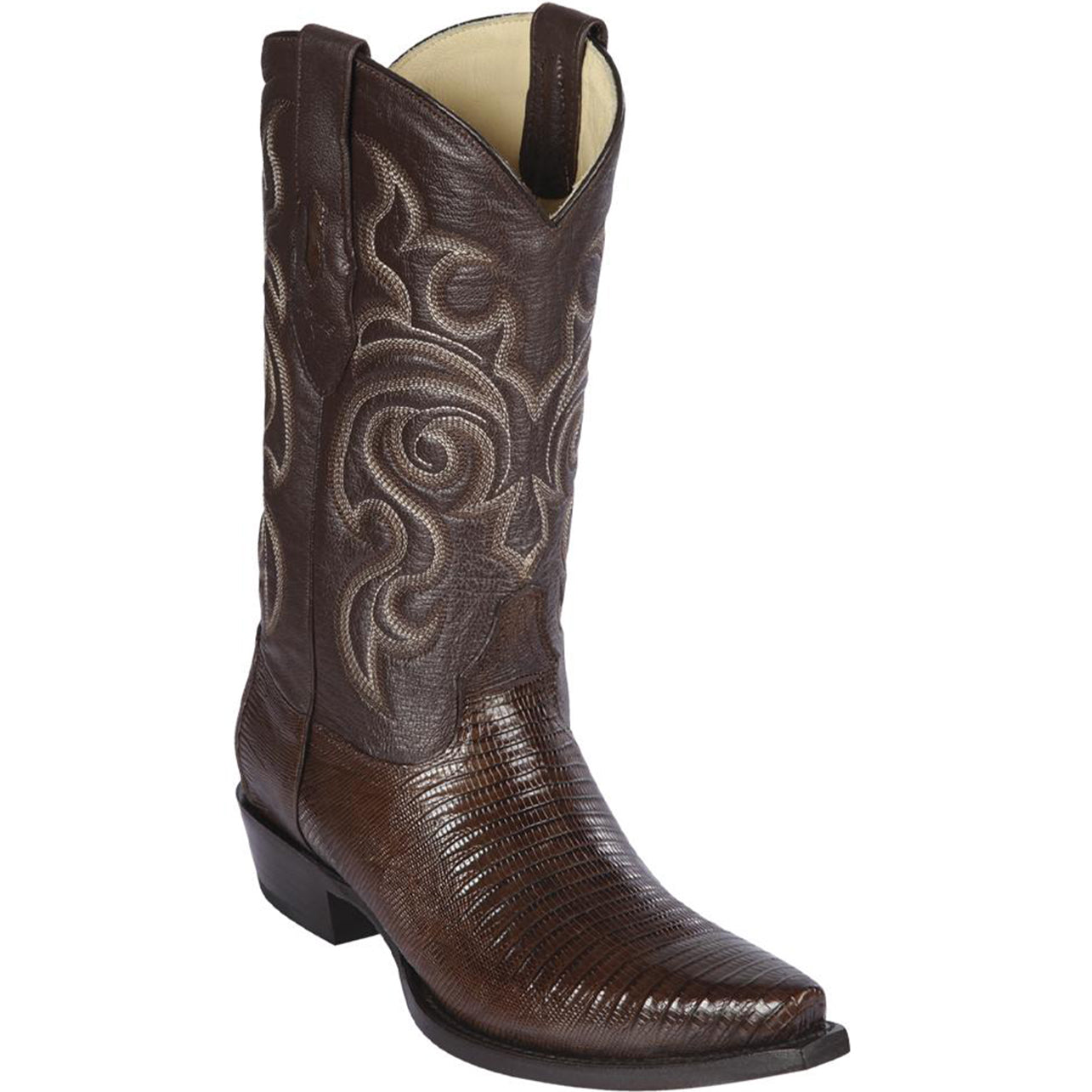 brown lizard cowboy boots