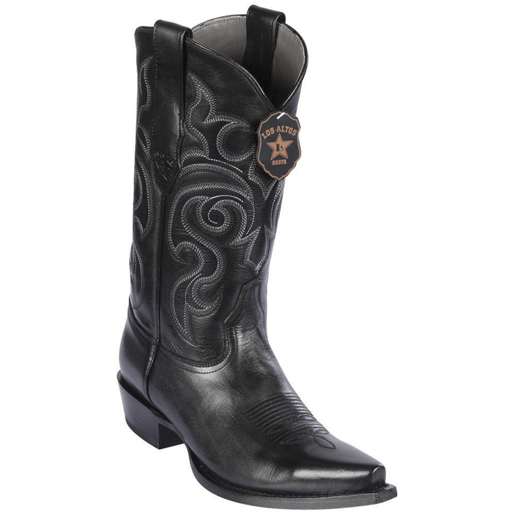Black Cowboy Boots | Los Altos Boots Snip Toe