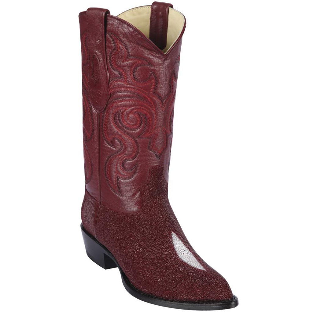 Montana burgundy stingray leather boots Men main image 4