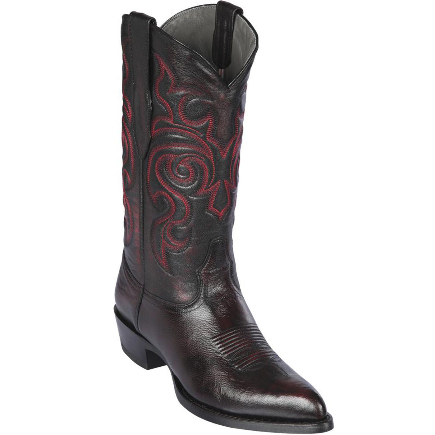 Goat Leatherp Brown Los Altos Boots Men's Cowboy Boots Western Rider Style main image 0