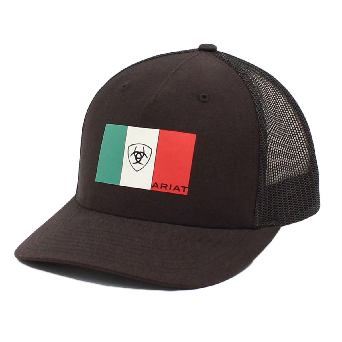 Men's Mexico Flag Black Snapback Cap