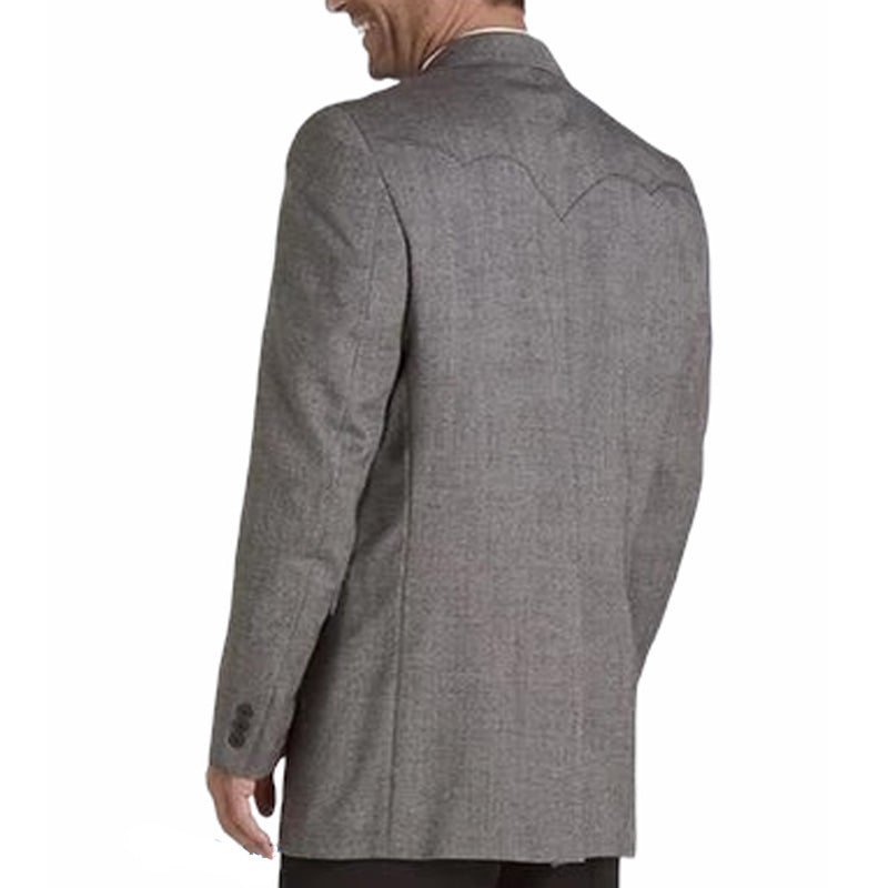 Circle S western sport coat back view
