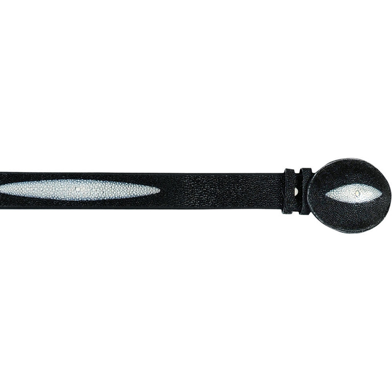 Western Style Stingray Single Pearl Belt